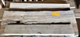 (9)  Ocean Salvaged Log Lumber Ash Boards  ( 12 Board Feet +- ) Ave Length 37