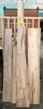 (2)  Oak Lumber  60 x 9 x 2-3/4, 48 x 5 x 2-3/4;  (2) Ocean Salvaged Lumber  61 x 5 x 2-1/2,  83 x 4