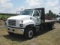 1999 C6500 GMC Flatbed Dump Double Cyclider lift