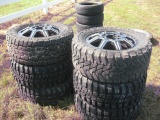 Toyo M/T 33x12.50R20LT Tires Mounted on Alum. Wheels