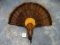 Wild Turkey Tail & Beard Mount on Panel Taxidermy