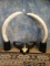 Reproduction Pair of African Elephant Tusk Taxidermy