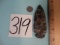 Authenitc Pretty Coshocton Flint Dovetail Spear Point Indian Artifact Arrowhead