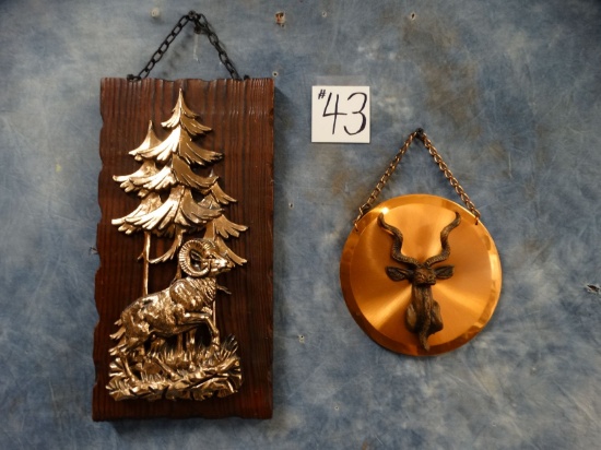 Two Wildlife Wall Decorations ( 2 x $ )