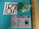 Authentic Rough Cut 537 Carat Natural Emerald