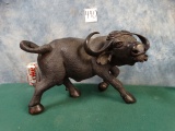 Hand Carved African Cape Buffalo