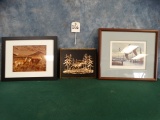 Three Wildlife Prints & Decorations (3 x $ )