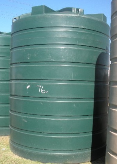 3,000 GALLON WATER STORAGE TANK TLV03000DG (C)