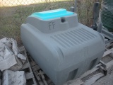 100 Gallon Gray Diesel Fuel Tank with Pump