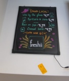 Back lite Menu Board