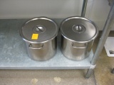 Stainless Steel Pots and Lids