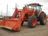 2005 Kubota Model 105SHDC/LA13015 4wd Tractor with Loader Air Cab with Loader