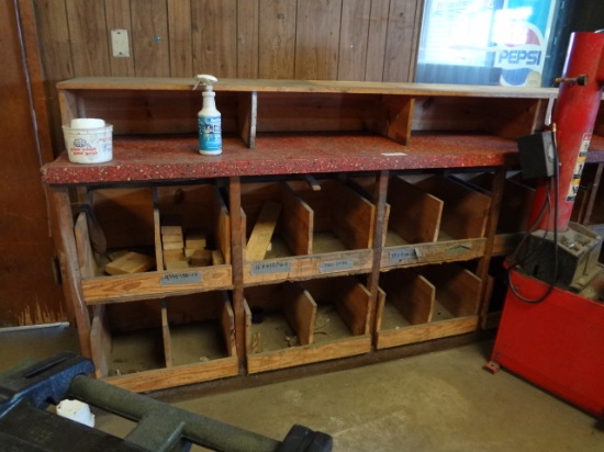 12' Wood Storage Shelves