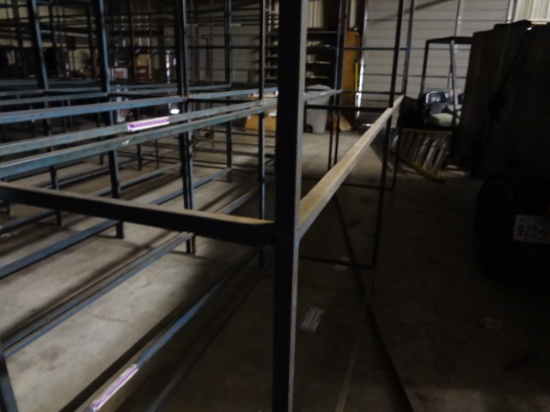 Tire Rack 2-Section with 3 Shelves high