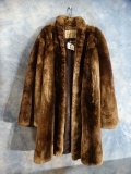 Beautiful Sheared Beaver Long Ladies Coat