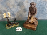 Two Cool Novelty Ceramic Animals ( 2 x $)