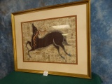 Framed Print of a Greek Style Red Stag