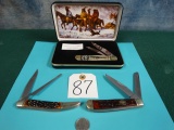 Three Limited Edition -Collector Series New Pocket Knives