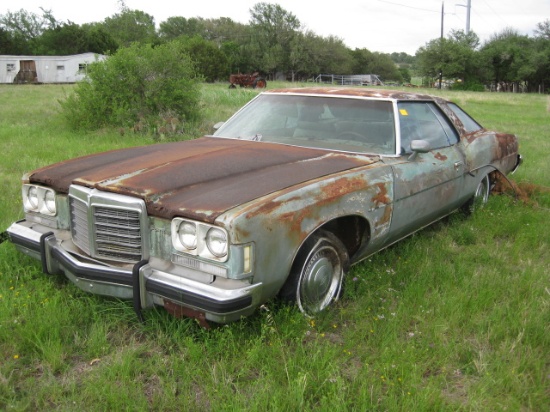 1974 Pontiac Catalina Sold with Bill of Sale VIN 2L57R4P255002
