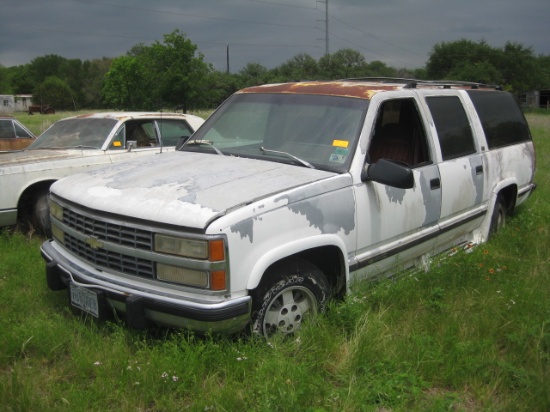 1993 Chevrolet Suburban Sold Bill of Sale