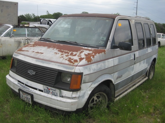 1985 Chevrolet Astro Van Sold Bill of Sale