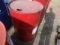 Red 55-gal barrel with lids