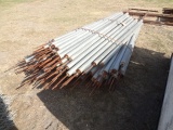Galv.  tent wall side posts, 7' (approximate qty 75)