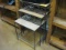Texas Star Iron and wood nesting 3 Tables