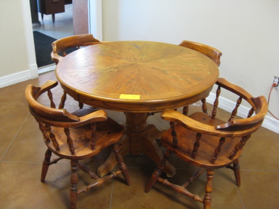 42" Breakfast Table and 4 Chairs