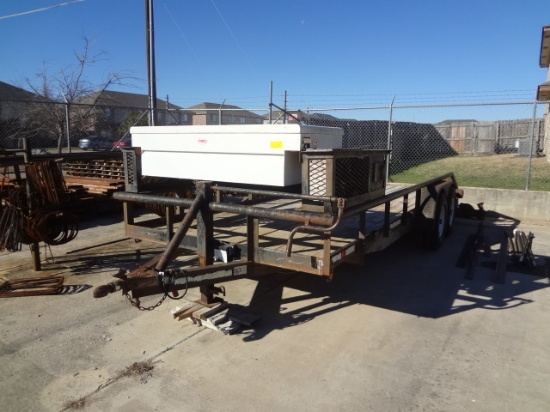 20 'Bumper Pull Tandem Axle Trailer