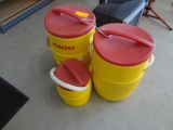 3 misc size Igloo Water Dispencers