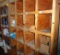 3 Wooden Cubbie Cabinets