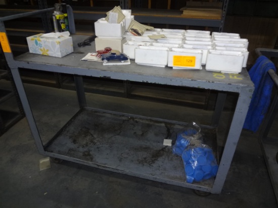 Metal Rolling Table 24"x48"x33"