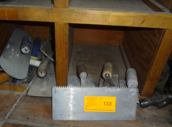 Concrete tools 9 pcs