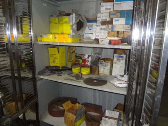 Sanding Belts, Disks and paper Cabinet not included