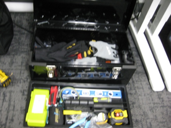 Black Tool Box and Contents
