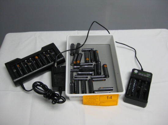 Rechargeable Batteries and Charger