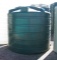 1550 Gallon Model TLV01550 Flat Bottom Storage Tank Dark Green