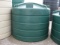 1350 Gallon Model TLV01350 Flat Bottom Storage Tank Dark Green