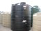 2500 Gallon Model TLV02500 Flat Bottom Storage Tank Black