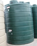 3000 Gallon Model TLV03000 Flat Bottom Storage Tank Dark Green