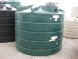 1350 Gallon Model TLV01350 Flat Bottom Storage Tank Dark Green