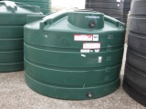 1200 Gallon Model TLV01200 Flat Bottom Storage Tank Dark Green