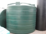 2500 Gallon Model TLV02500 Flat Bottom Storage Tank Dark Green