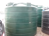 2500 Gallon Model TLV02500 Flat Bottom Storage Tank Dark Green