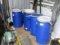 (5) 30 Gal Plastic drums and 5 gal plastic buckets