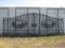 Double Iron Gate with Deer Scene 20'