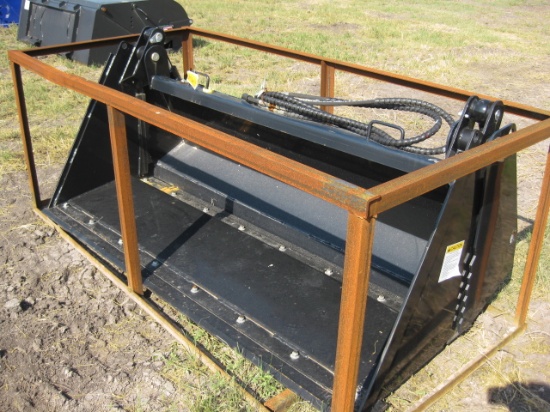 Clam Shell Bucket Skid Steer Attachment