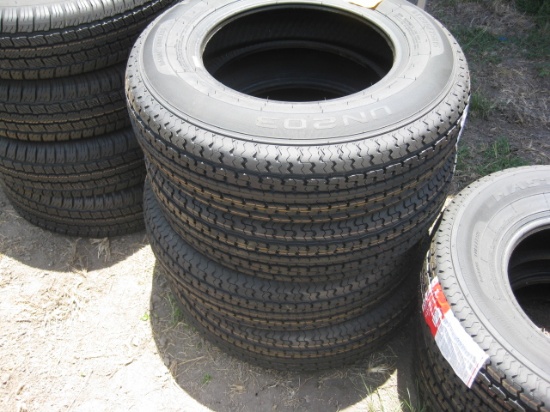 (4) Master Track UN-203 ST205/75R15 New Tires