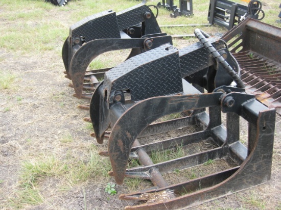 Brush Grapple Skid Steer Attachment